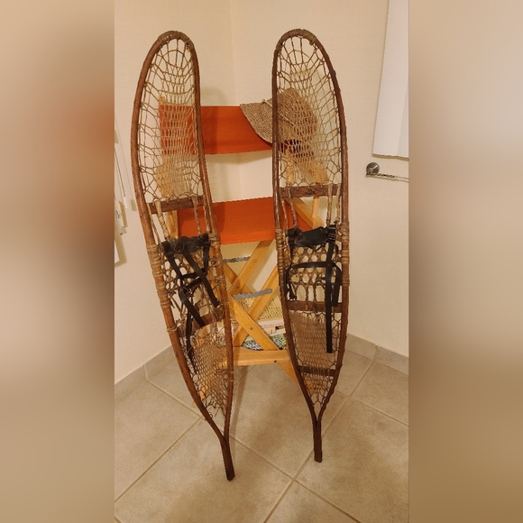 Other - Rare Vintage Military Snowshoes 1942 Matching